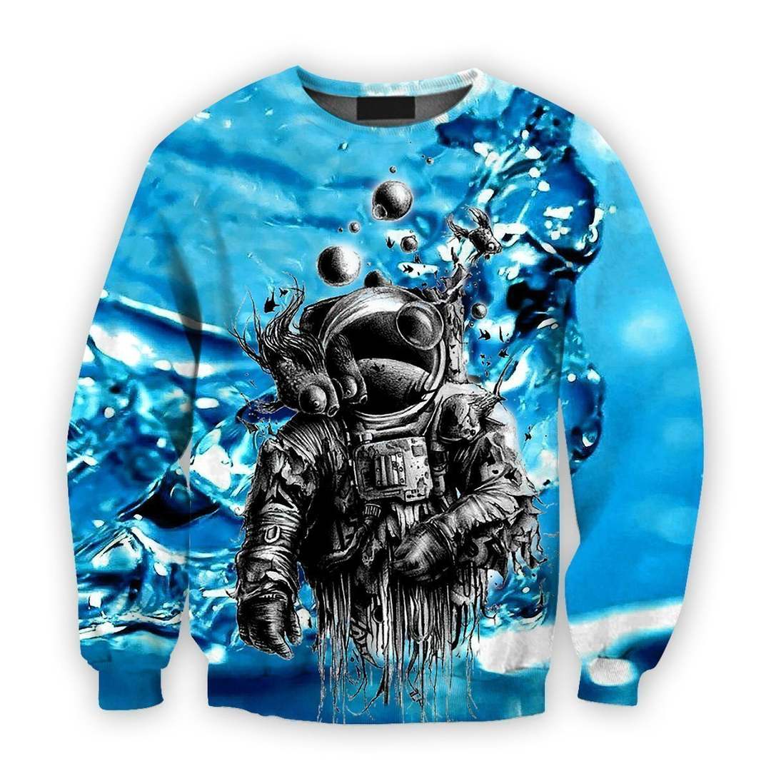 3D All Over Print Astronaut Under Water