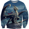 All Over Print Dragon Hoodie