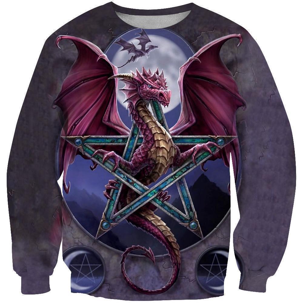 All Over Print Dragon Shirts