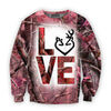 3D All Over Printed LOVE Country Girls Shirts