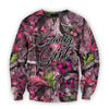 All Over Printed Camo Butterflies Hoodie