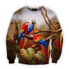 All Over Printed Parrots Shirts H404