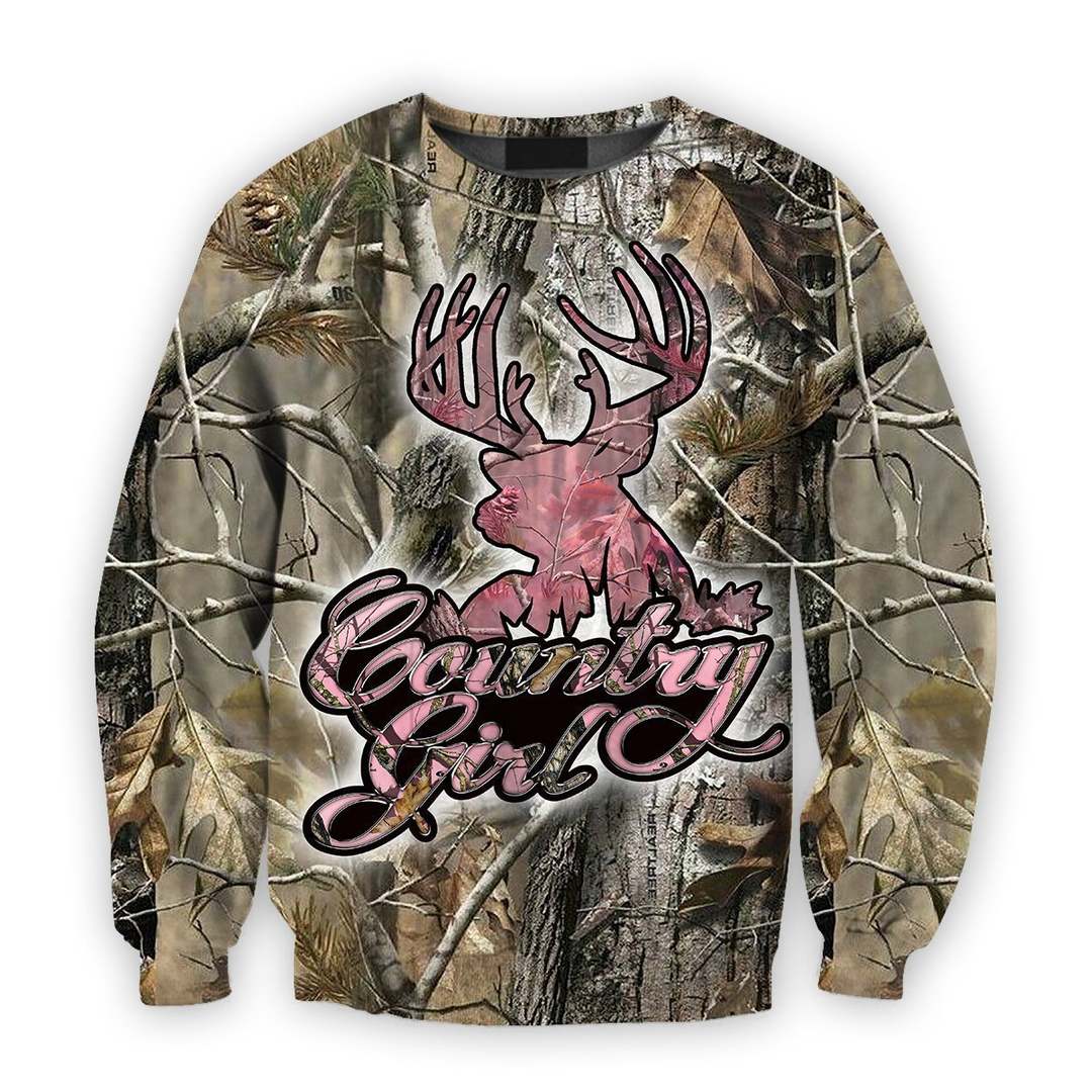 All Over Printed Country Girl Camo Shirts