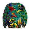 All Over Printed Parrots Shirts H227B