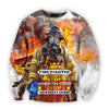 All Over Printed fire fighter hoodie