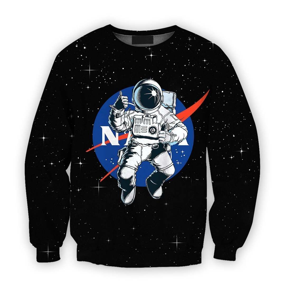 3D all over print nasa astronaut in the space
