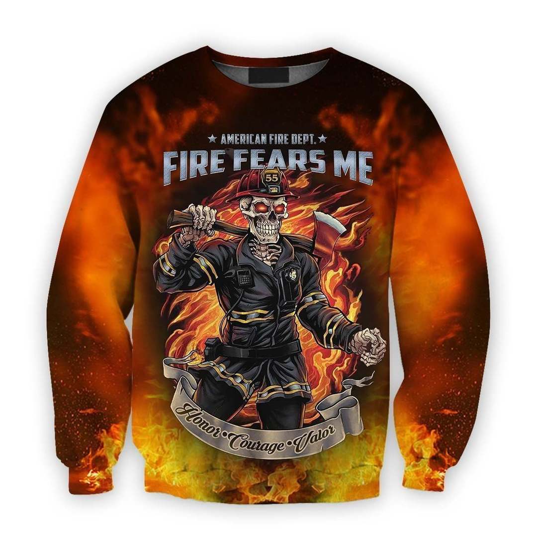 All over print fire fighter clothes