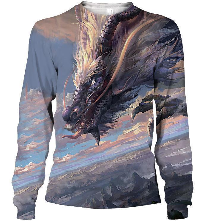 All Over Print Chinese Dragon