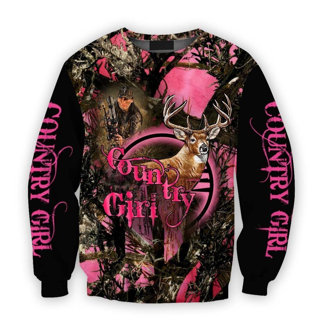 All Over Printed Hunting Deer Country Girl