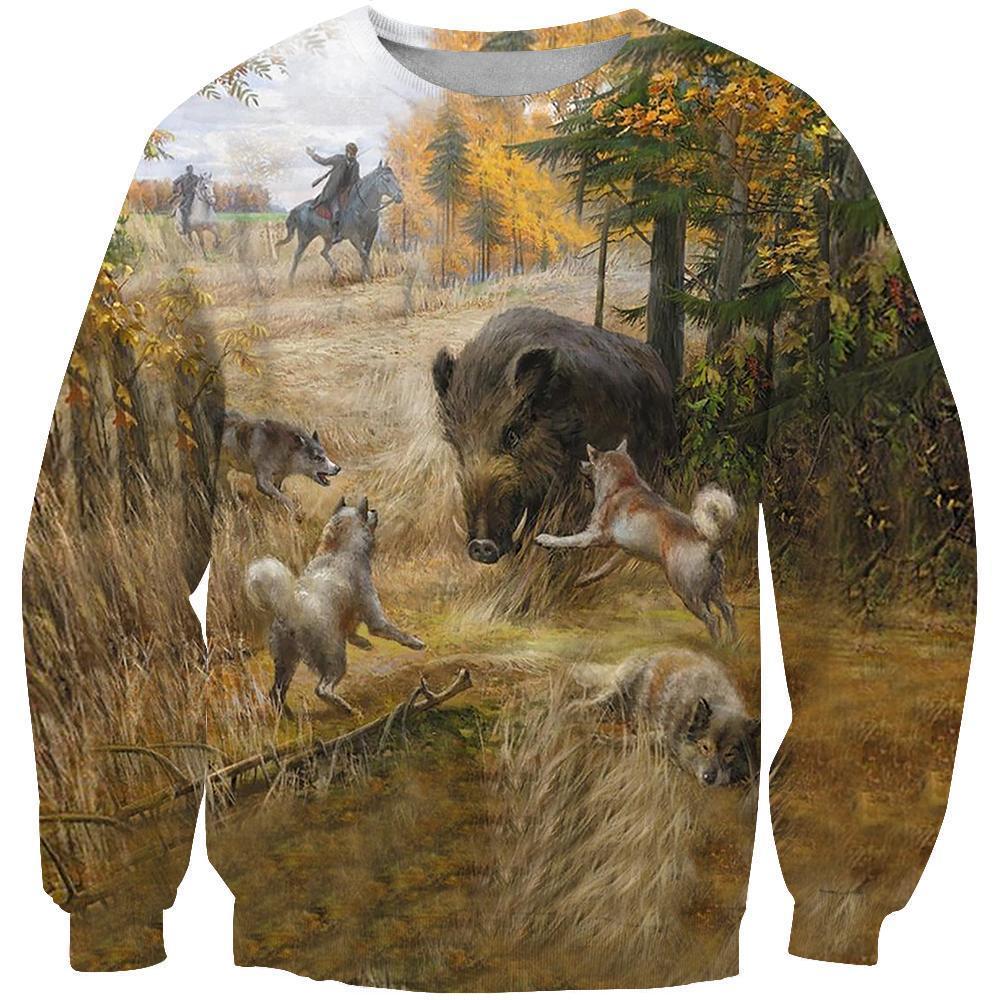 All Over Printed Wild Boar