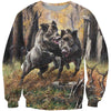 All Over Print Hunting Boar