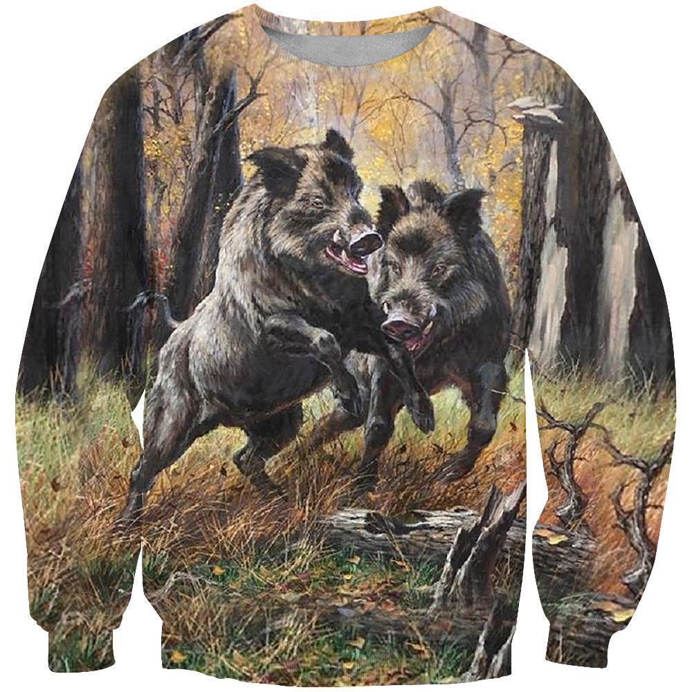 All Over Print Hunting Boar