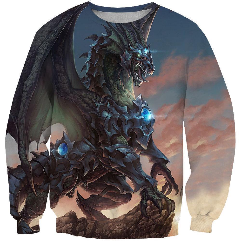 All Over Print Dragon Shirts