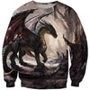 All Over Print Dragon Hoodie