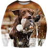 All Over Printed Flat Coated Retriever
