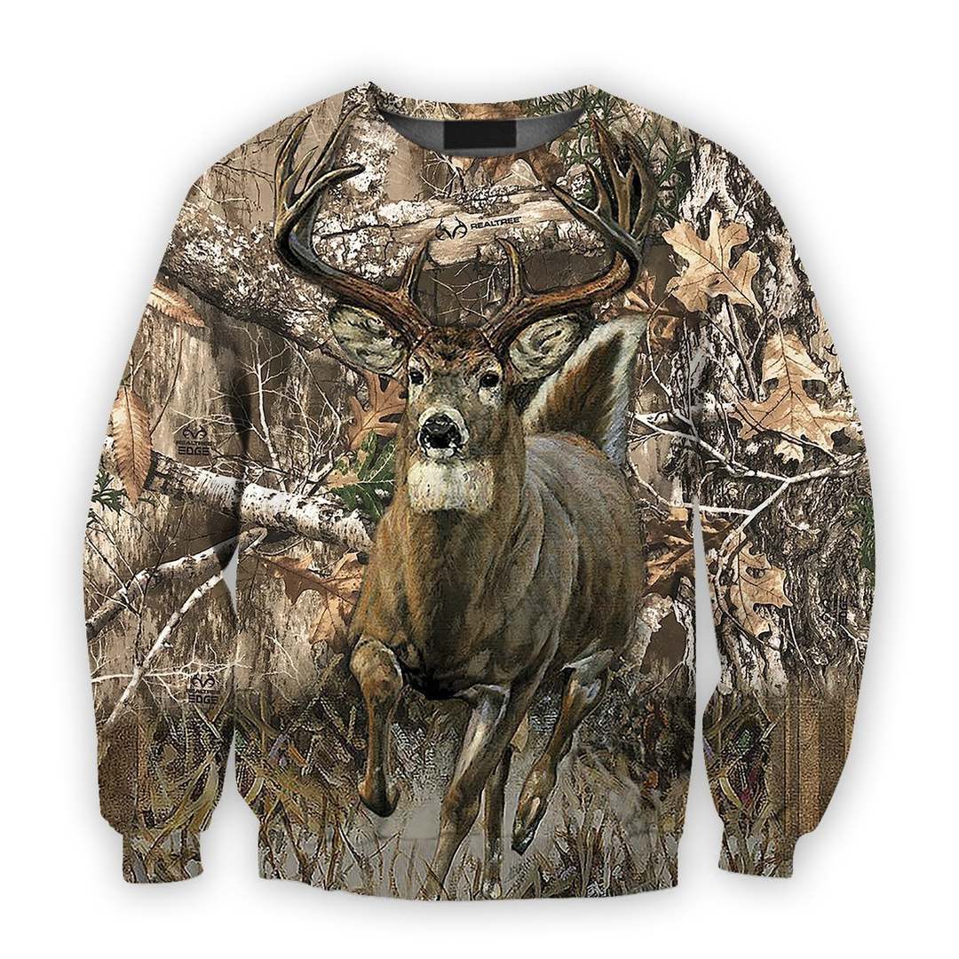 All Over Printed Whitetail Deer Camo Shirts
