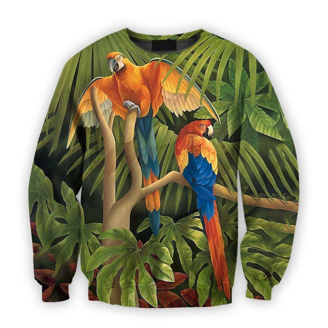 All Over Printed Parrots Shirts H252B