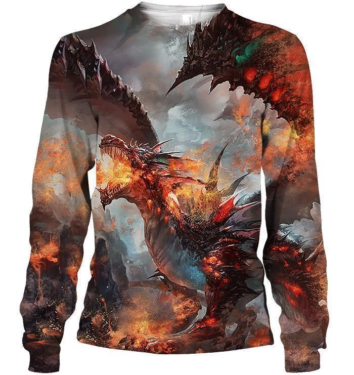 All Over Print Magma Dragon