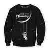 3D all over print astronut dreaming outerspace