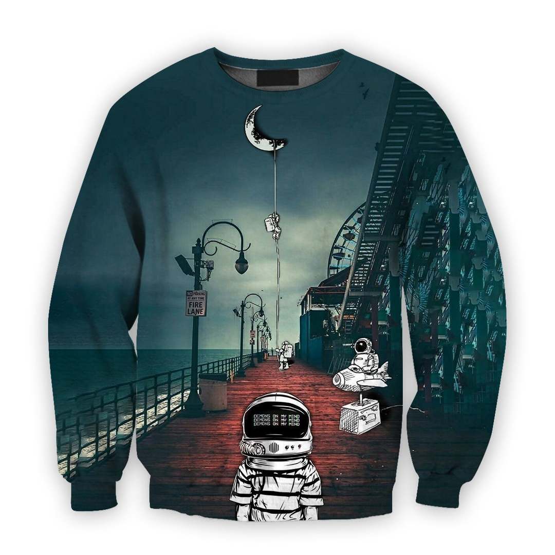 3D all over print astronauts demon on my mind