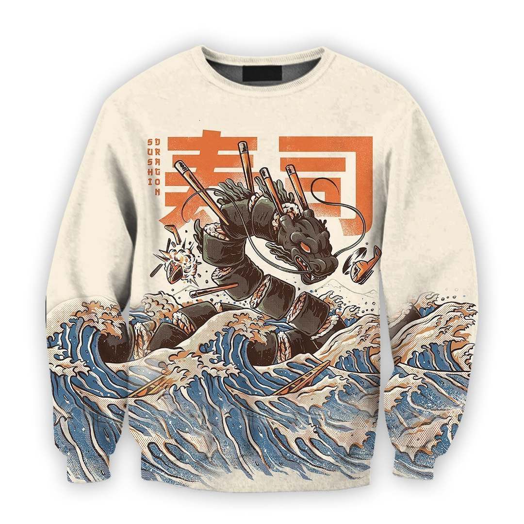 3D all over print sushi dragon