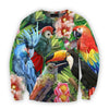 All Over Printed Parrots Shirts H207B