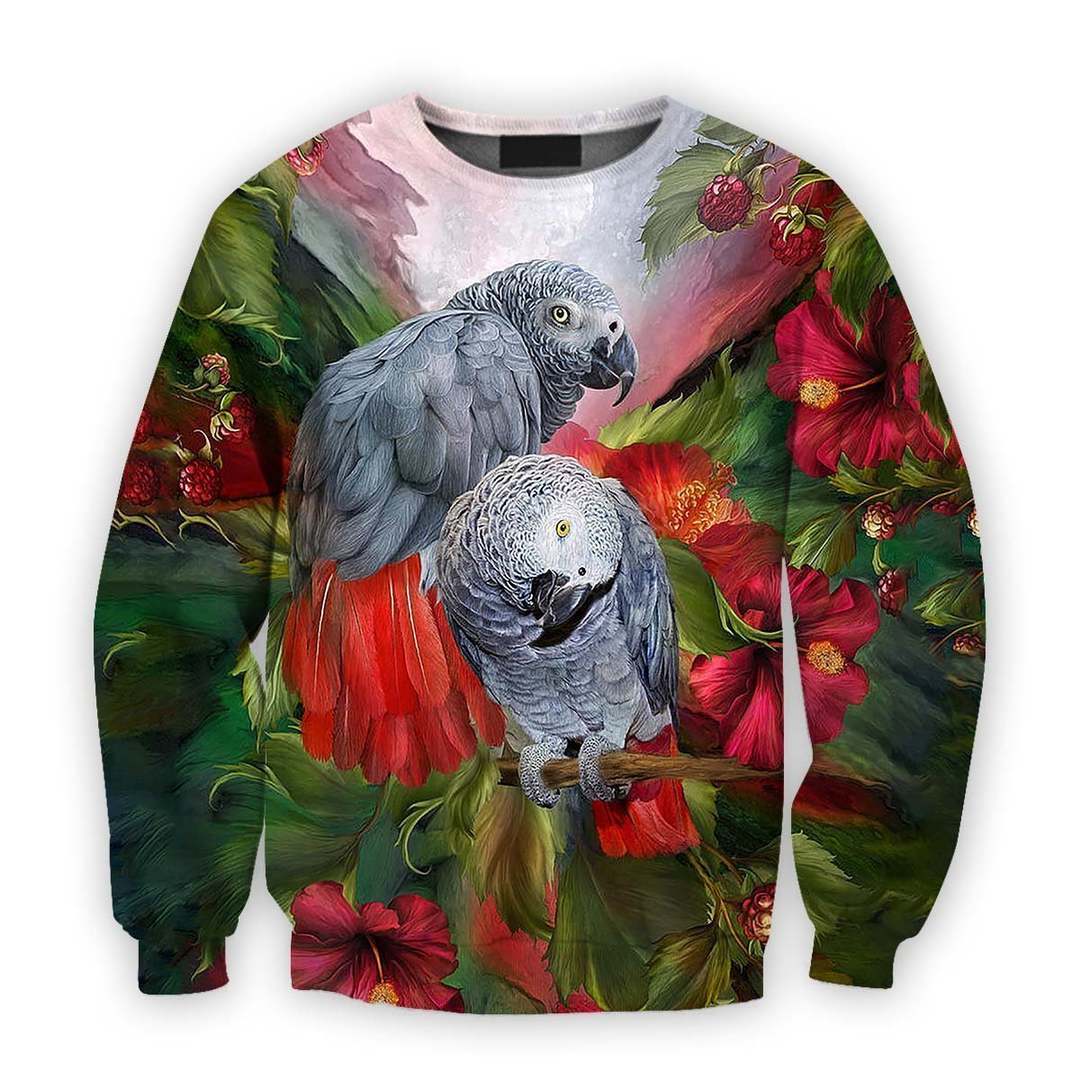 All Over Printed Parrots Shirts H397