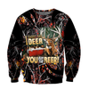Awesome Hoodie Deer And Beer for Men and Women HBC247