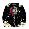 3D All Over Print Love Skul for Men and Women, T-Shirt, Zip Hoodies, Sweatshirt HBC0067