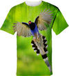 All Over Print Bird Magpie for Men and Women Hoodie, T-Shirt, Zip Hoodies, Sweatshirt VN0048