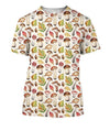 3D All Over Printing Mushroom Premium Shirt