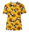 All Over Printing Sunflower Bee Flower Shirt
