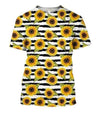 3D All Over Printing Sunflower Shirt
