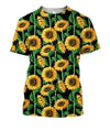 3D All Over Printing Sunflowers Shirt