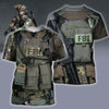 3D All Over Printed U.S FBI Team