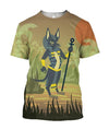 3D All Over Print Anubis Paganism Hoodie