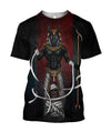 3D All Over Print Egyptian Goddesses Anubis Hoodie