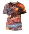 3D All Over Print Apocalyptic Dragon Hoodie