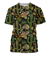 All Over Print Cactus And Skull
