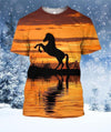 All Over Print Horse Sunset