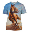 3D All Over Print Horse Run Shirts