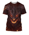 3D All Over Print Dragon Skull Shirts