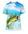 3D All Over Printing Bait Fishing Hoodie