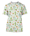3D All Over Printing Flower And Cactus Hoodie