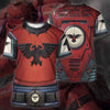 3D All OVER PRINT RED  40K ARMOR