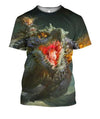 3D All Over Printing Dragon Wings Shirts