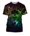 3D All Over Print Skull Hoodie