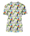 All Over Printing Beautiful Scarlet Macaw Shirt