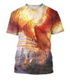 3D All Over Printing Surrealist Phoenix Shirts