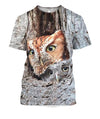 3D All Over Printed Camouflage Owls Art Shirts and Shorts